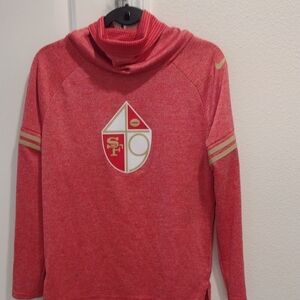 Nike NFL 49ers  Long Sleeve with Gold Accents